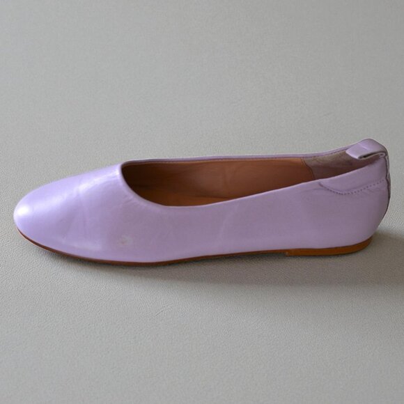 Ruth’s Secret Light Purple Leather Flats | Size 38 | Ballet Style Slip-On - Picture 2 of 9